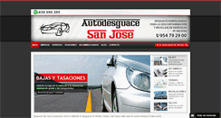 Desktop Screenshot of desguacesanjose.net